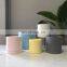 Outdoor Indoor Garden Nordic Round Cylinder Ceramic Terracotta Succulent Plant Planter Flower Pots With Drainage Hole And Saucer