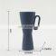 Ins Morandi Color Decoration Ceramic Home Pieces Abstract Vase With Handle
