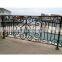 decorative exterior metal long porch handrail safe luxury wrought iron black balcony railing for house