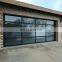 Modern electric see through  9x8 glass garage doors for house