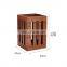 latest design multifunctional wood breads fruits plants storage crate food loaf display box 20x20x30cm