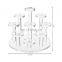 9-Tier Clear Acrylic Jewelry Ring Display Riser Dresser Top Jewelry Organizer Stand