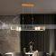 Promotional Sale Kitchen Dining Room Aluminum Black Gold Modern LED Decoration Chandelier Light
