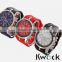 Kwock newest model style design for unisex alloy watch with various color custom logo