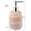 Modern design hand soap dispenser liquid foam liquid soap dispensers with lettering