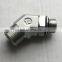 Ryco high pressure hydraulics Carbon Steel Brass Elbow Adjustable Lock Nut 45 Degree Hydraulic Adapter Fitting For Oil And Gas