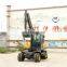 Wholesale price micro wheel big digger 7.5 ton mini excavator for sale