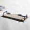 modern restaurant hotel rectangular nordic decoration metal handle leather tray
