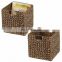 Best Price Water Hyacinth Natural Woven Storage Cube Baskets Pack of 2 vietnam cheap wholesale