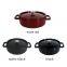 Multi-Purpose Cooking Enameled Cookware 3.2QT Cast Iron Casserole