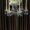 Wholesale Crystal Column Flower Stand Chandelier Candelabra Table Centerpiece For Wedding Decoration