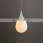 Nordic restaurant simple modern light luxury bar brass alabaster chandelier