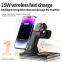 Top Selling Products 2023 New Arrival Popular Multi 15W Fast Charging 3 in 1 Wireless Charger Holder Station For iPhone