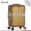 Factory Directly Fashion trolley travel luggage suitcase with 8 colors