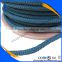 teal green polyester nylon double braided mooring rope for boat