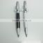 premium twist action silver metallic touch ball pen for High-End Touch screen devices