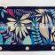 Osini hot design cutom flower printed fabrics 3-ring binder non-woven fabric zipper pencil pouch for girls & students
