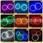 Newest products spot beam for car auto parts rgb angel eyes halo ring h7 70mm 80mm 90mm rings headlight