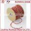 2.5mm 2 ply twisted red and natural jute twine 25yard