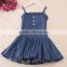 Competitive price hot sale promotion short blue lace long sleeves prom dress