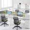 Modern Open commercial furniture Popular company staff table office workstation with steel legs ( SZ-WS377)