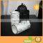 Automatic Changing LED Color Candle Wick Silver Flower Printed Candle Set