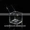 Popular square acrylic cosmetic flexo desktop case