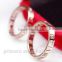 2016 New Pattern Roman Number Finger Rings Stainless Steel Fashion Jewelry Brand Rose Gold For Women