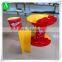 Vacuum forming plastic promotion showing stand for M&M brand