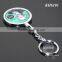 44mm Casino Poker Chip Holder Random Print 40mm Clay Coins Chips Zinc Alloy Metal Casino Poker Chips Keychain Custom