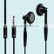 China 2015 hot selling high quality metal earphones , best listening devices