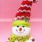 SD202 Hanging snowman and santa Christmas felt patterns decor