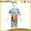 Multi-printing 2pcs set short sleeve cartoon boy swimsuit swimwear children with hat