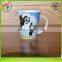 110Z V shape ceramic coffee mug color changing cup