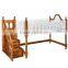 2016 home school dormitory furniture students wooden bunk bed with staircase#SP-BC102