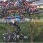 2km range carbon fiber foldable professional GPS rc hexacopter drone bat X750 with Go-Pro or S-ony camera for FPV