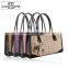 2016 fashion leisure wild printing ladies handbag navy style shoulder bag