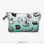 polyester hot cosmetic bag 3d print cosmetic bag high quality wholesale travel makeup cases with zippers pouch purses wallets