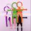 Pink silicone rubber and stainless steel mobile holder for music listening                        
                                                                                Supplier's Choice