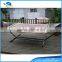 Outdoor canvas garden hammock with steel stand