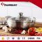 Best roll top steaming and cooking pot stainless steel hot pot