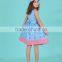 Latest Printed Design Cotton Frock with Cap for Girls