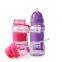 300ml 10oz OEM plastic joyshaker sports water bottle with straw