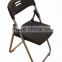 plastic seat foldable chair with Iron frame office chair and folding chairs furniture1074B