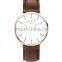 Band Fashion Watch With Your Creative Logo for Women Men Leather or Nylon Strap Rose Gold Quartz Watch