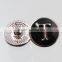 Latest 12mm Enamel Alphabet Snap Button For Interchangeable Ginger Snap Jewelry