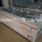 large capacity concave curve freezer display for frozen food