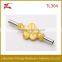 golden and silver stainless steel railing balustrade post