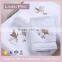 Doby Border White Hotel Bath Towel Set for BathRoom