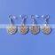 Epilepsy Awareness Purple Ribbon Metal Earring
